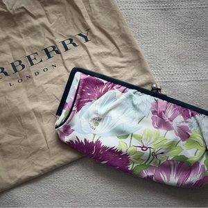 Burberry London Oversized Floral Clutch